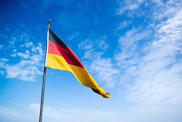 Image of The German flag.