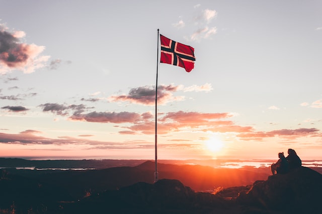 Image of The Norway flag.